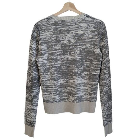 Jason Wu Spacedye Knit Textured Crewneck Pullover Sweater, Women's Size XS - Picture 2 of 7